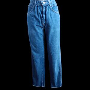 Vintage Women's Jeans 7/8 24x31 1970's Cowgirl Disco Brooks Western Wear Denim